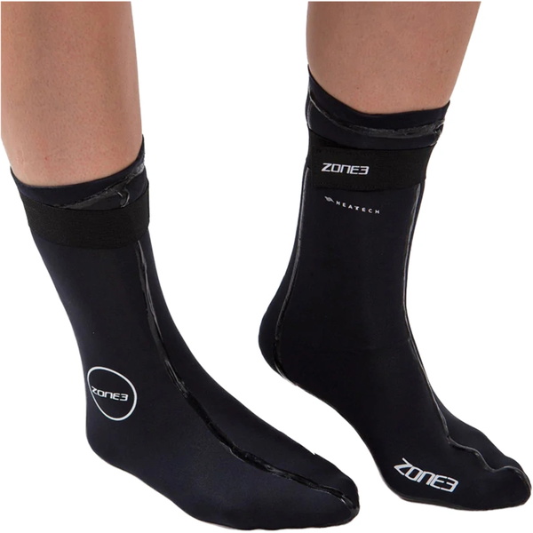 2026 ZONE3 Neoprene Heat-Tech Warmth Gloves & Neoprene Heat-Tech Warmth Socks NA18UHTGAS101 - Black / Red